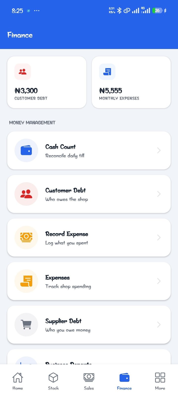 All your money in one place